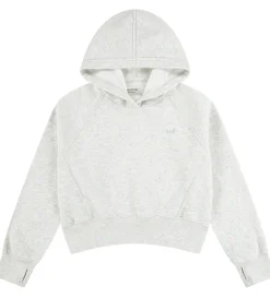 Abercrombie & Fitch Hættetrøje - Lysegråmeleret