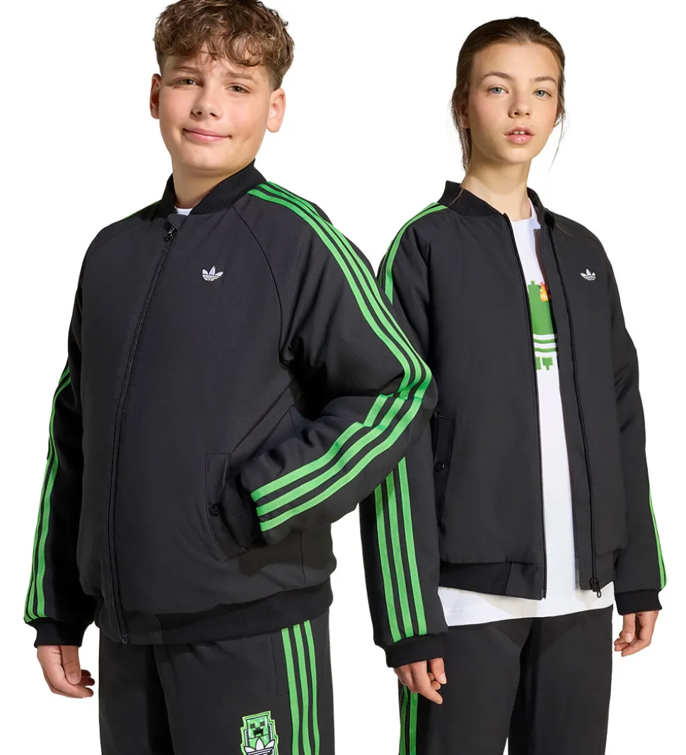 adidas Originals Bomberjakke - Minecraft - Sort