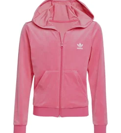 adidas Originals Cardigan - Velour - Pink Fusion/Hvid