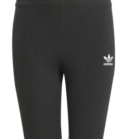 adidas Originals Cykelshorts - Rib - Sort m. Logo