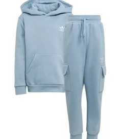 adidas Originals Sweatsæt - Cargo - Tacblu m. Logo