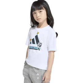 adidas Performance T-shirt - Minecraft - Hvid