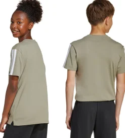 adidas Performance T-Shirt - J 3S TIB T - SILPEB/METGRY/GRESIX