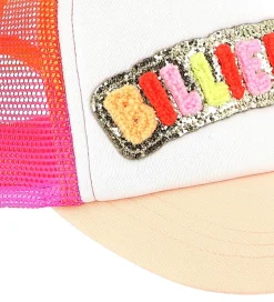 Billieblush Kasket - Hvid/Multi m. Guld Glitter