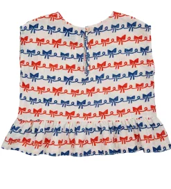 Bobo Choses Top - Ribbon Bow - Offwhite