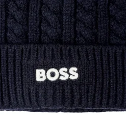 BOSS Hue - Strik - Navy m. Kvast