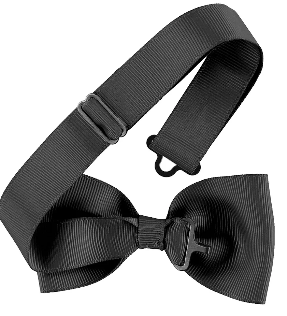 By Stær Butterfly - Grosgrain - Sort m. Struktur