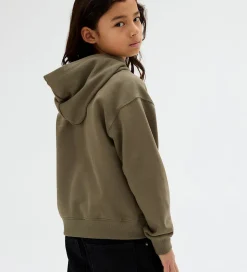 Calvin Klein Hættetrøje - Dusty Olive Green