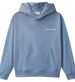Calvin Klein Hættetrøje - Relaxed - Satin Blue