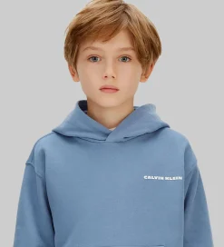 Calvin Klein Hættetrøje - Relaxed - Satin Blue