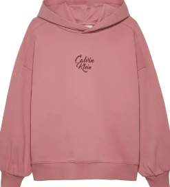 Calvin Klein Hættetrøje - Script Logo Graphic - Brandied Apricot