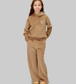 Calvin Klein Sæt - Hættetrøje/Bukser - Fløjl - Woodsmoke