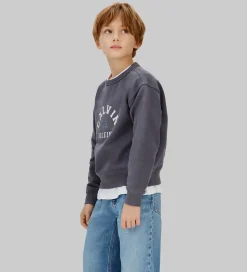 Calvin Klein Sweatshirt - Varsity - Coal Grey