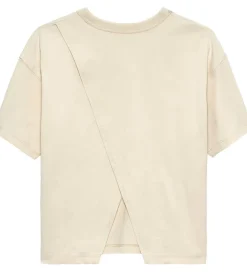 Calvin Klein T-shirt - Folded Logo Label - White Gray