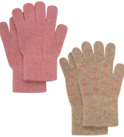 CeLaVi Handsker - Uld/Nylon - 2-pak - Brick Dust