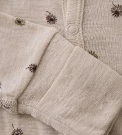 CeLaVi Heldragt - Uld - Rose Dust m. Blomster