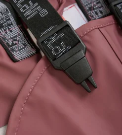 CeLaVi Regnbukser m. Seler - Recycled PU - Rose Brown