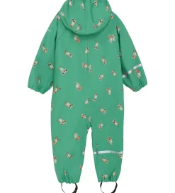 CeLaVi Regndragt m. Fleece - PU - Green Spruce