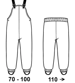 CeLaVi Regntøj m. Seler - PU - Oceania