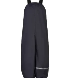 CeLaVi Regntøj m. Seler - PU - Dark Navy m. Elefanter