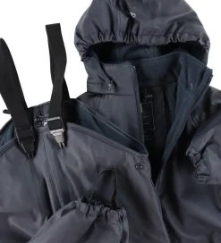 CeLaVi Regntøj m. Seler/Fleece - Recycle PU - Dark Navy