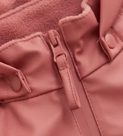 CeLaVi Regntøj m. Seler/Fleece - Recycle PU - Brick Dust