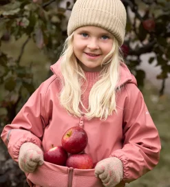 CeLaVi Regntøj m. Seler/Fleece - Recycle PU - Brick Dust