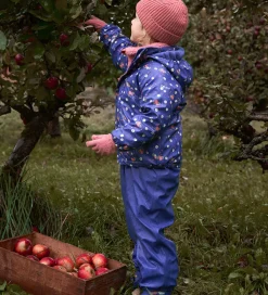 CeLaVi Regntøj m. Seler/Fleece - Recycle PU - Skipper Blue m. Pr