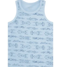 CeLaVi Undertrøjer - 2-pak - Ashley Blue m. Racerbiler