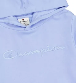 Champion Hættetrøje - Blå m. Logo