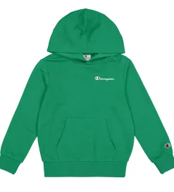Champion Hættetrøje - Grøn m. Logo