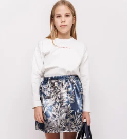 Christina Rohde Nederdel - Blå m. Sølv Blade