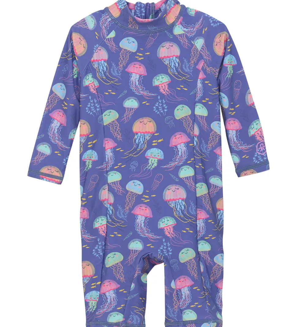 Color Kids Badeheldragt - UV60 - AOP - Marlin