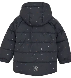 Color Kids Dynejakke - Phantom m. Print