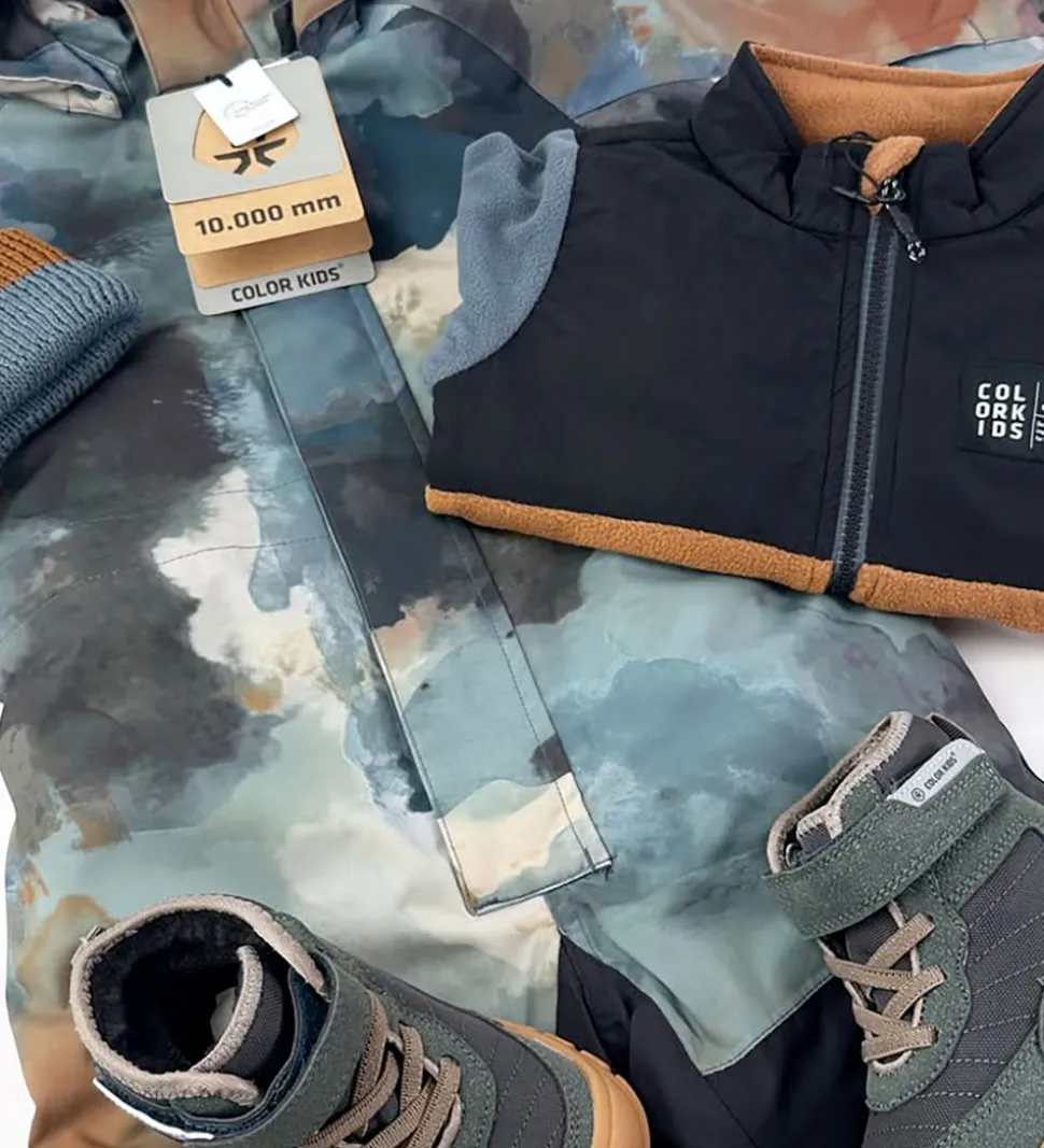 Color Kids Flyverdragt - AOP - Stormy Weather