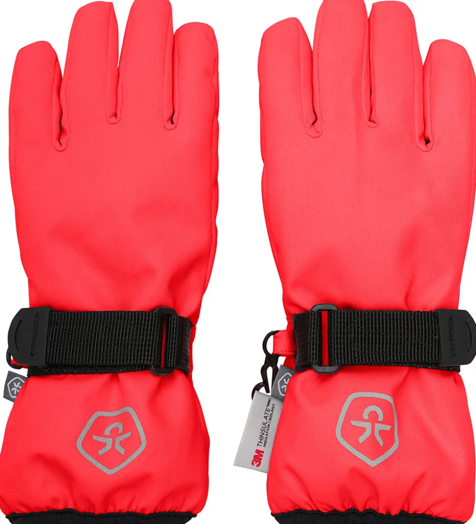 Color Kids Handsker - Waterproff - Diva Pink