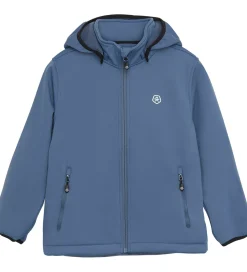 Color Kids Softshelljakke m. Fleece - Vintage Indigo