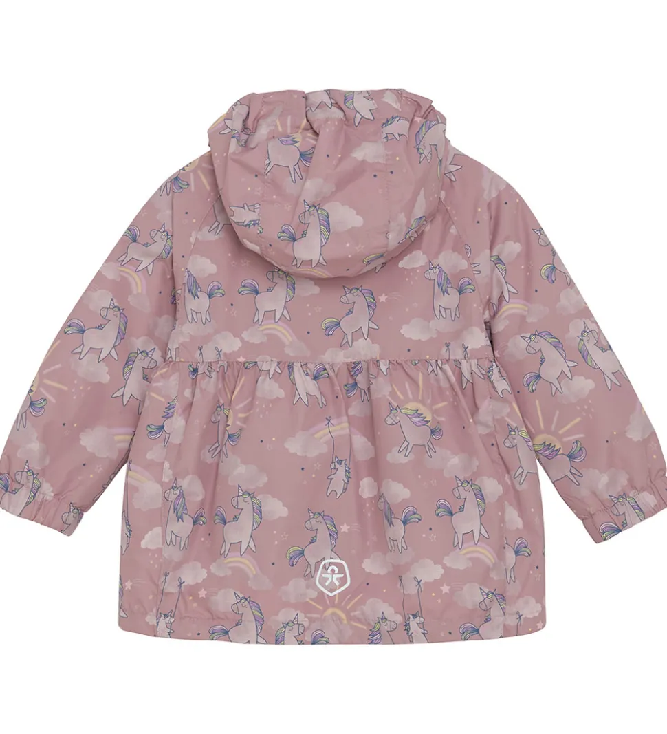 Color Kids Sommerjakke - Woodrose m. Enhjørninger