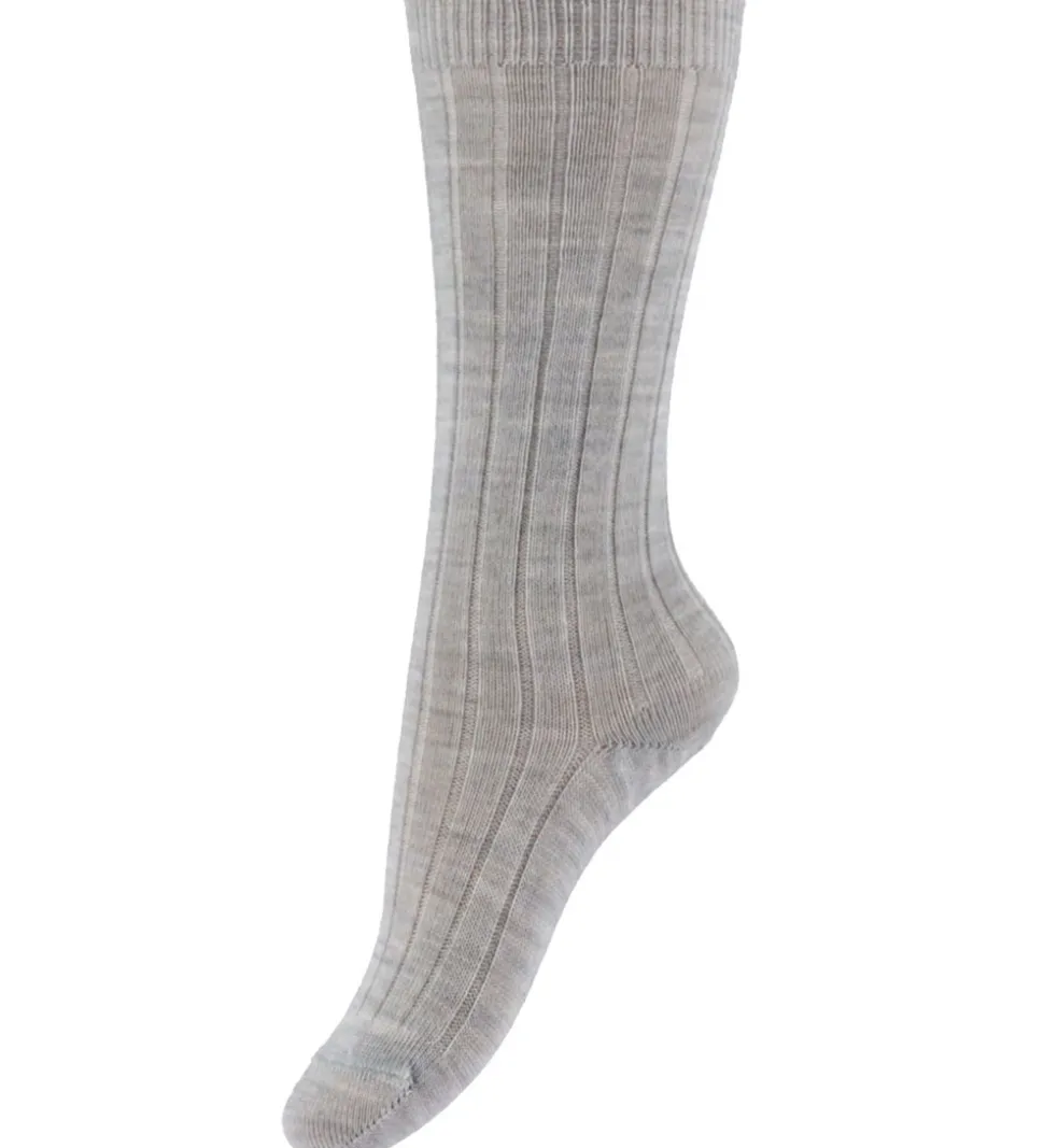 Condor Strømper - Rib - Uld - Lead