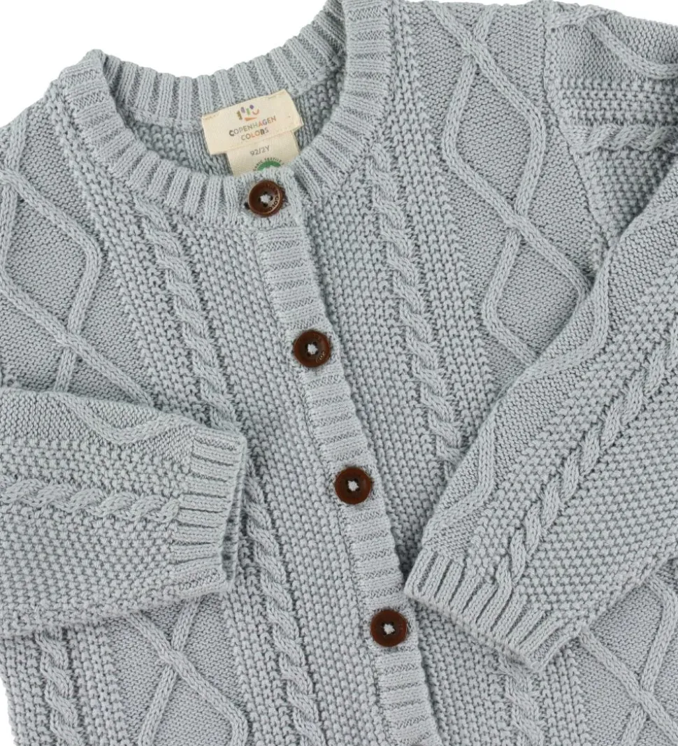 Copenhagen Colors Cardigan - Dusty Blue