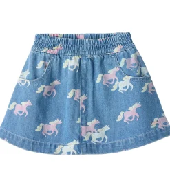 Copenhagen Colors Denimnederdel - Indigo Blue Wash