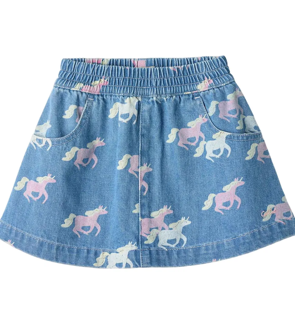 Copenhagen Colors Denimnederdel - Indigo Blue Wash