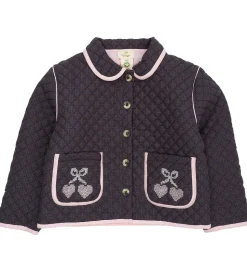 Copenhagen Colors Jakke - Quiltet - Brown/Blue Check