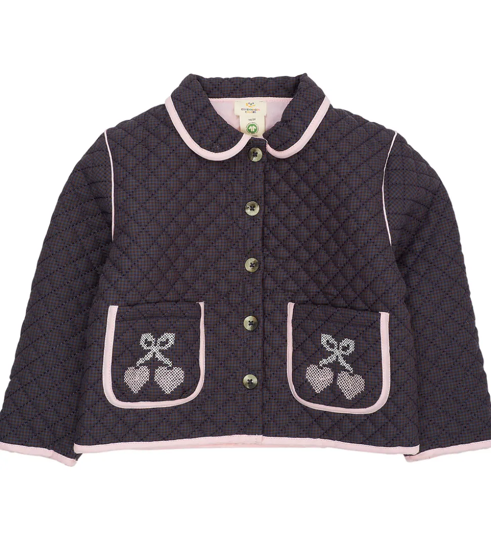 Copenhagen Colors Jakke - Quiltet - Brown/Blue Check