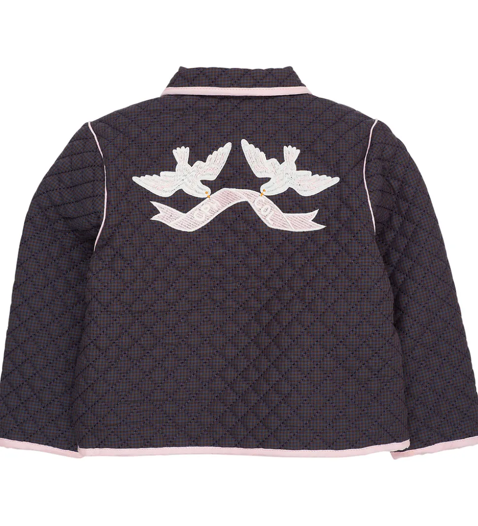 Copenhagen Colors Jakke - Quiltet - Brown/Blue Check