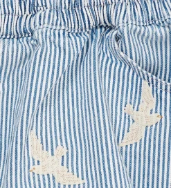 Copenhagen Colors Nederdel - Denim Blue Stripe