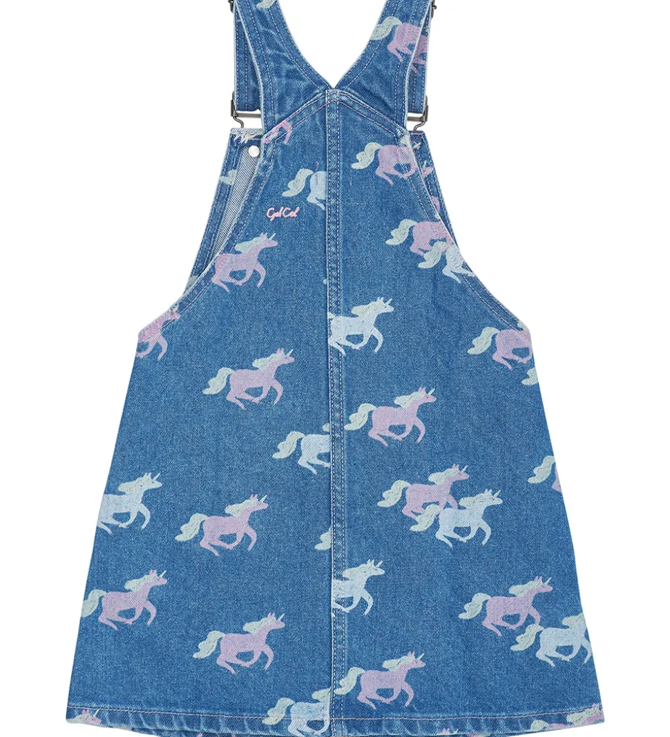 Copenhagen Colors Spencer - Denim - Unicorn Print - Blå