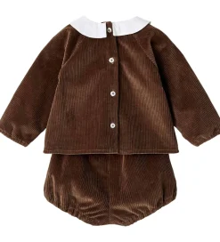 Copenhagen Colors Sæt - Bluse/Bloomers - DK. Brown Comb