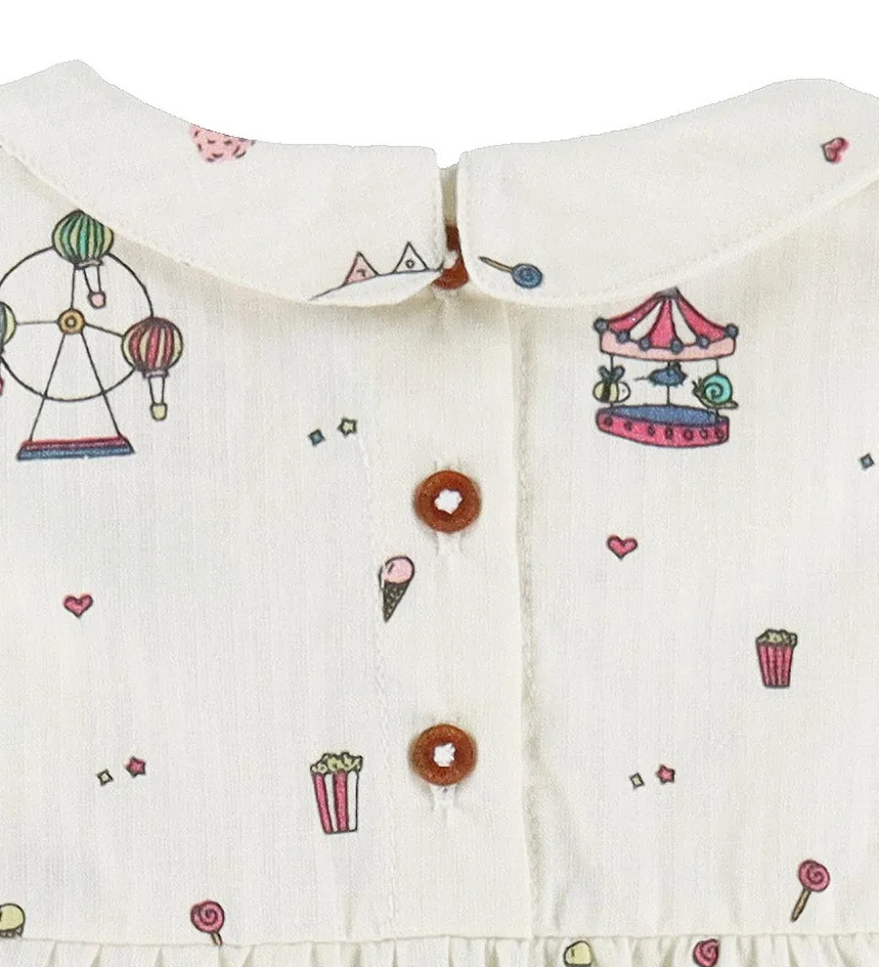 Copenhagen Colors Top - Cream Tivoli Print