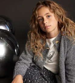 Creamie Cardigan - Strik - Glitter - Iron Gate